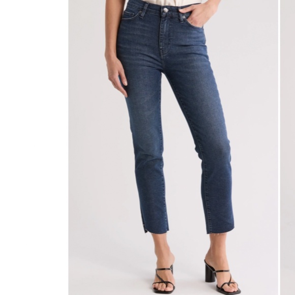 FRAME Le High Waist Straight Leg Jeans (Crafty Cascade) 26, CRAFTY CASCADE - Picture 1 of 4